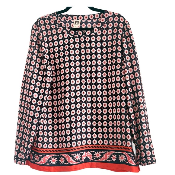 ⭐️ Anne Klein Geometric Print Blouse - Picture 1 of 10
